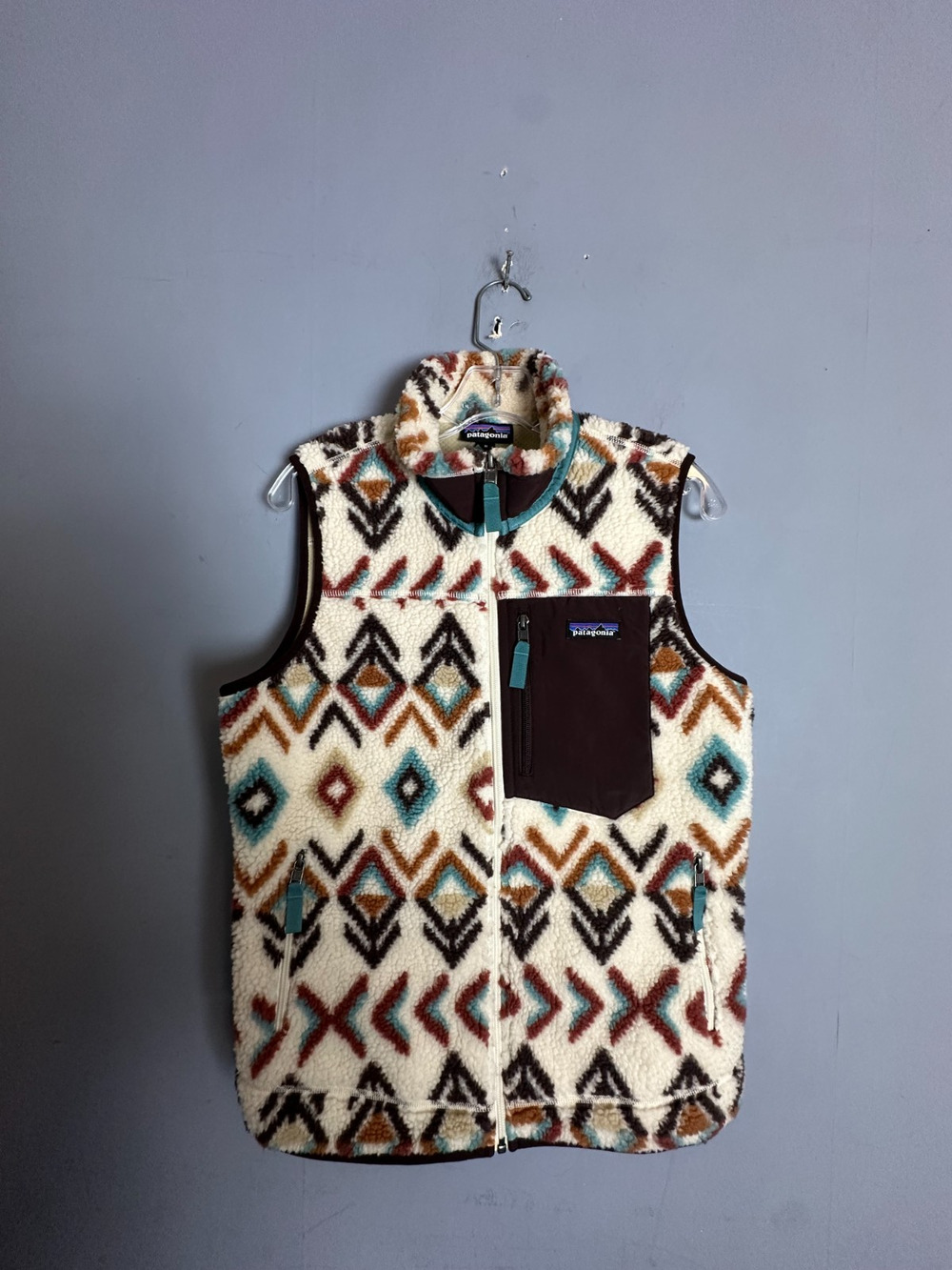 Patagonia Womens Classic Retro-X Fern Dell Vest Size Medium